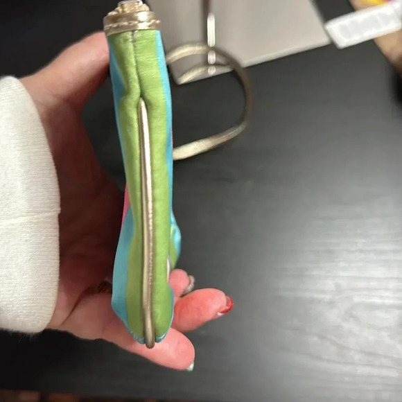 Coach Julia Legacy Striped Wristlet - Picture 5 of 7